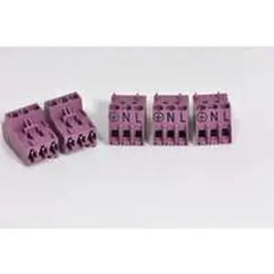 Nefit afsluitklem 3-polig N/L violet 87144044030