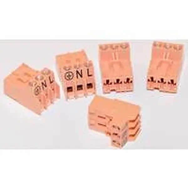 Nefit afsluitklem 3-polig N/L oranje 87144044040