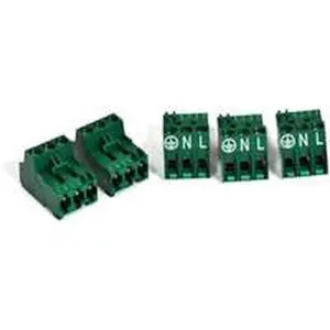 Nefit afsluitklem 3-polig N/L groen 87144044080
