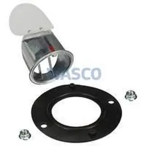 Intergas rookgasklep set (optioneel) incl. afdichtring en flensmoer voor Kombi Kompakt HRE en Kombi Kompakt HR e.a.