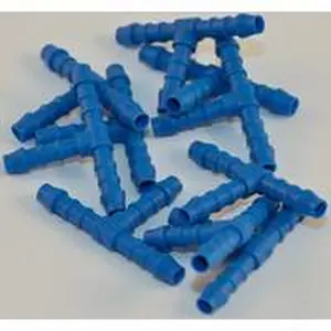 Bosch T-stuk nylon blauw 10 stuks