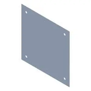 Eco Heating Afdekplaat onder Senato r+ RAL 7001