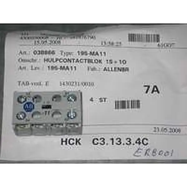 Rendamax hulprelais cs4-p11 oud nr.: ERB001