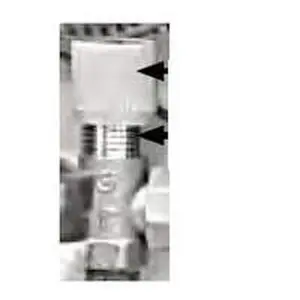 Alpha Innotec overstroomventiel WZS by-pass E602613