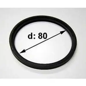 ACV lipafdichting DN80 HR-EPDM z wart
