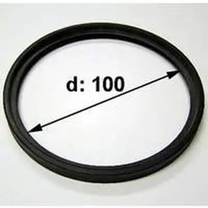 ACV lipafdichting DN100 HR-EPDM zw.