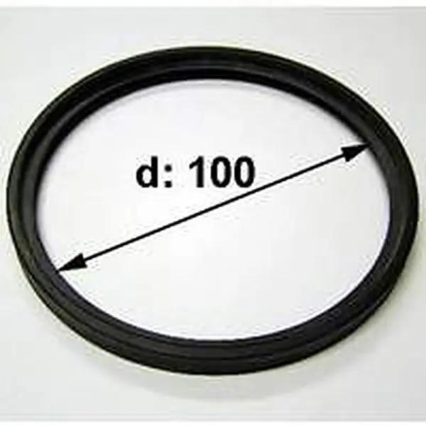 ACV lipafdichting DN100 HR-EPDM zw.