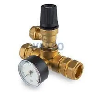 Inventum manometer met 2,5 bar veiligheidsventiel