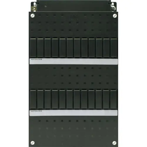 ABB Hafonorm Installatiekast Lege kast incl DIN-rail HLD22