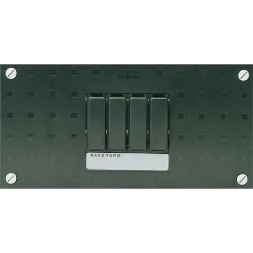 ABB Hafonorm Installatiekast Lege kast incl DIN-rail HLD22