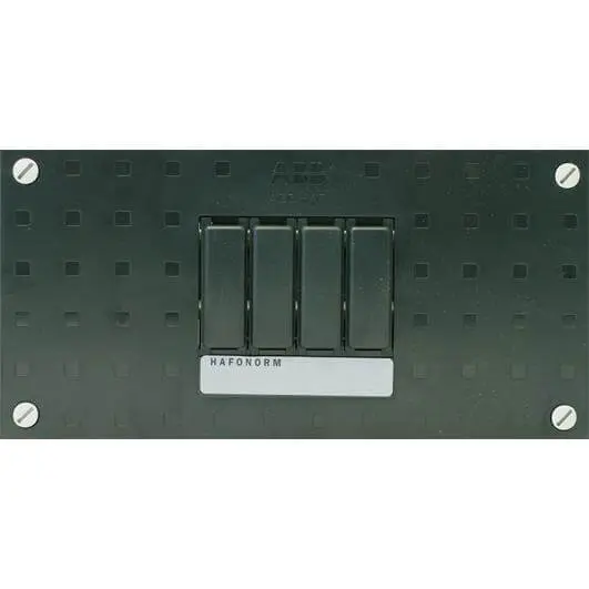 ABB Hafonorm Lege kast, voorzien van 70mm sleuf (6929.500)