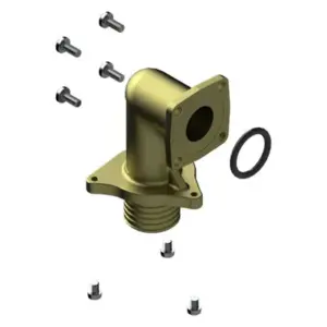 Bosch fitting met flens 90gr