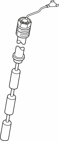 Bosch anode Junkers t.b.v HRVW 75 1 1/4"