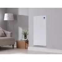 Masterwatt MODERN Plus elektrische radiator met warmte-opslag 1050x450 mm 1200W verticaal