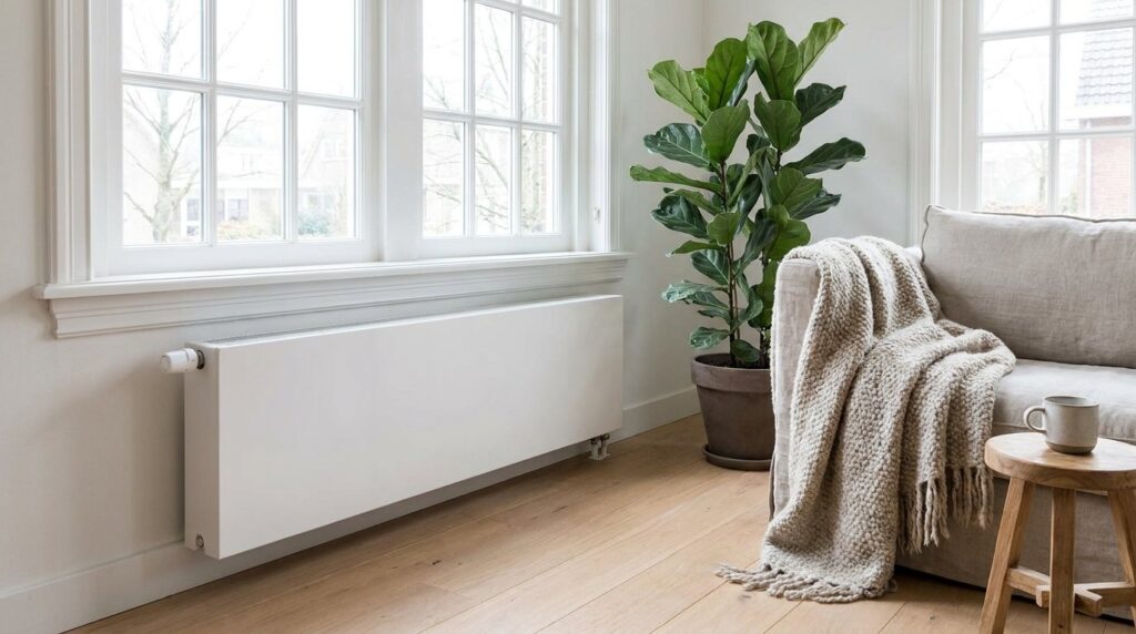 Paneelradiator kiezen: type 11, 21, 22 of 33 en het vermogen berekenen
