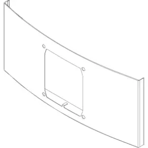 Bosch voorwand onder 87186466840