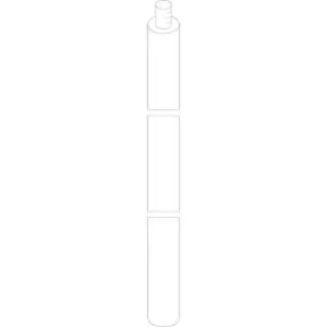 Bosch opofferingsanode d33x1000mm niet geisoleerd