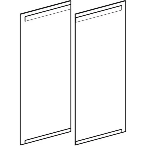 Geberit set deuren t.b.v. Option spiegelkast 90cm