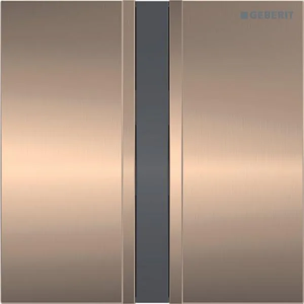 Geberit afdekplaat type 50 rood goud geborsteld
