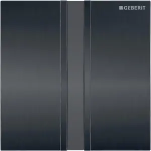 Geberit afdekplaat type 50 zwart/chroom