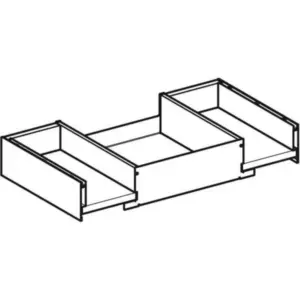 Geberit icon bovenste lade kleine sprong breedte wastafel=60