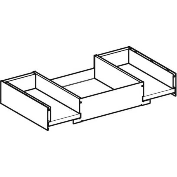 Geberit icon bovenste lade kleine sprong breedte wastafel=75