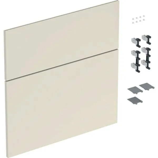 Geberit icon set ladefronten 60cm zandgrijs gelakt hooggl