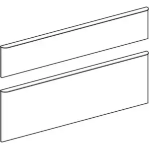 Geberit set schuifladefronten 120cm lava gelakt mat