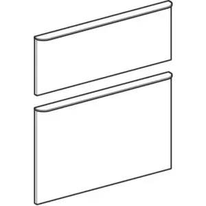 Geberit set schuifladefronten 90cm noten hickory melamine