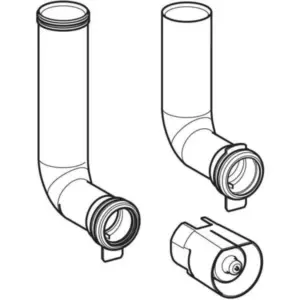 Geberit spoelbocht set voor Duofix tot breedte 42.5 cm