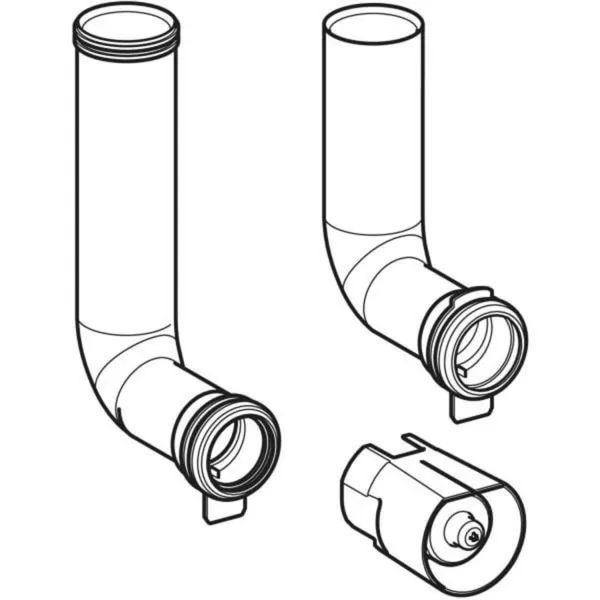 Geberit spoelbocht set voor Duofix tot breedte 42.5 cm