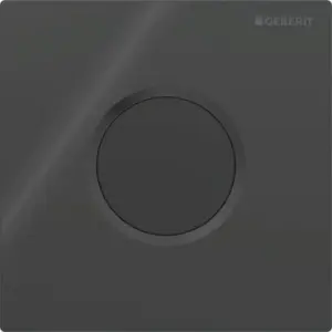 Geberit type 01 afdekplaat IR round Gitzw. RAL9005