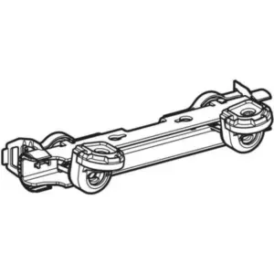 Geberit bevestigingstraverse tbv turboflush wand-wc's