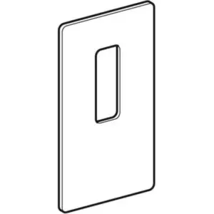 Geberit serviceluik wandkraan glas Wit