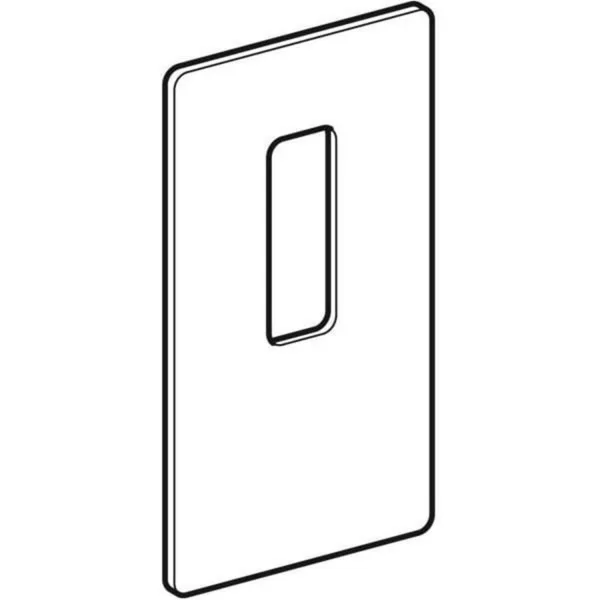 Geberit serviceluik wandkraan glas Wit