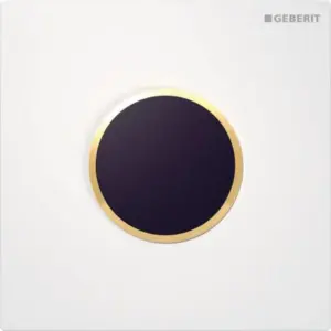 Geberit UR afdekplaat IR Sigma 10 wit/verguld/wit