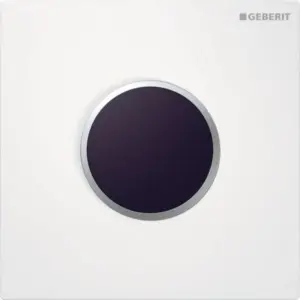 Geberit UR afdekplaat IR Sigma 10 wit/mat/mat chroom