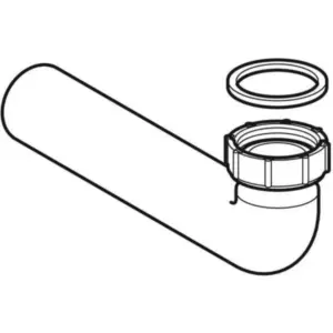 Geberit Aansluitbocht chroom 5/4"