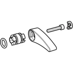 Geberit Mengknop set HyTronic85/185