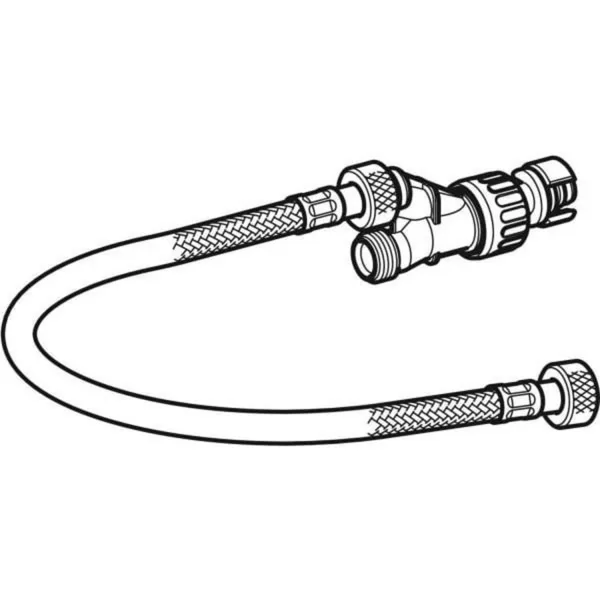 Geberit Slang 3/8" / 3/8" aansluiting met y-stuk Sigma12 cm