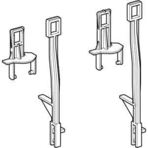 Geberit ombouwset bodemventiel Sigma-8