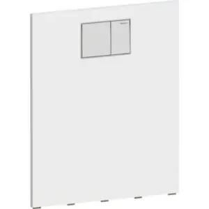 Geberit Designplaat AqC 8/8000plus/Sela, boven kunststof wit