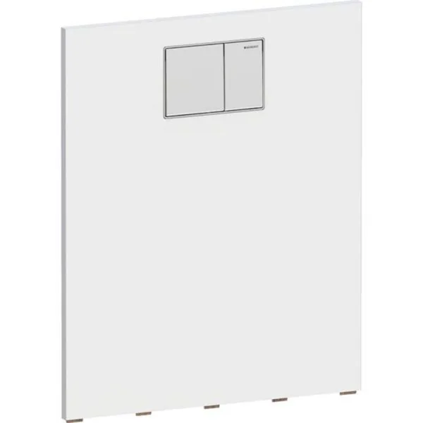 Geberit Designplaat AqC 8/8000plus/Sela, boven kunststof wit