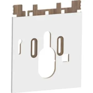 Geberit Designplaat AqC 8/8000plus/Sela, onder kunststof wit