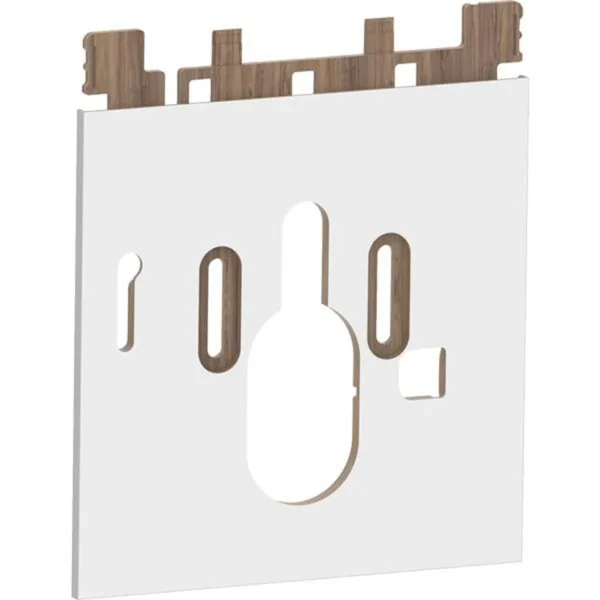 Geberit Designplaat AqC 8/8000plus/Sela, onder kunststof wit