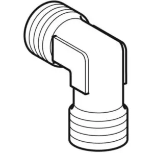 Geberit verbindingshoek R1/2 G 1/2