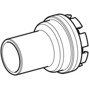 Geberit afvoerbuis, tbv douchebakafvoer D90 D40mm