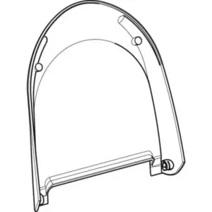 Geberit Deksel tbv AqC4000 alpine wit