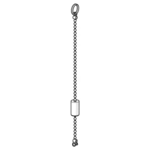 Hansa Inzinkbare ketting compleet