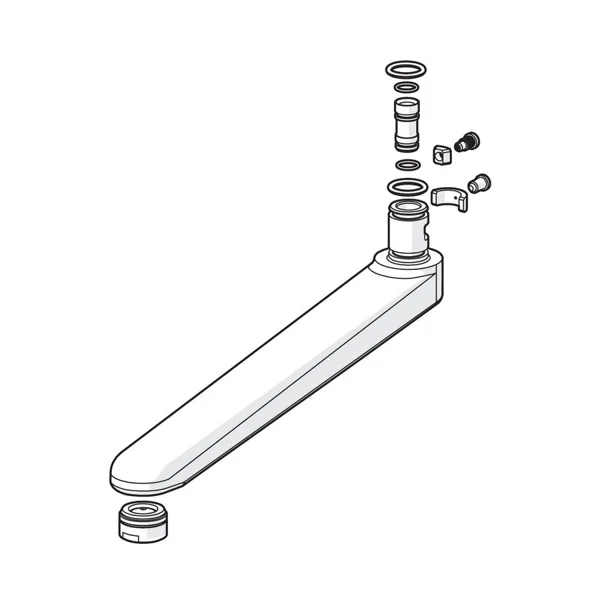 Hansa Uitloop compleet 235 mm